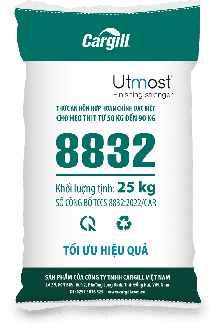Thức ăn hỗn hợp hoàn chỉnh đặc biệt cho heo thịt từ 50kg đến 90kg