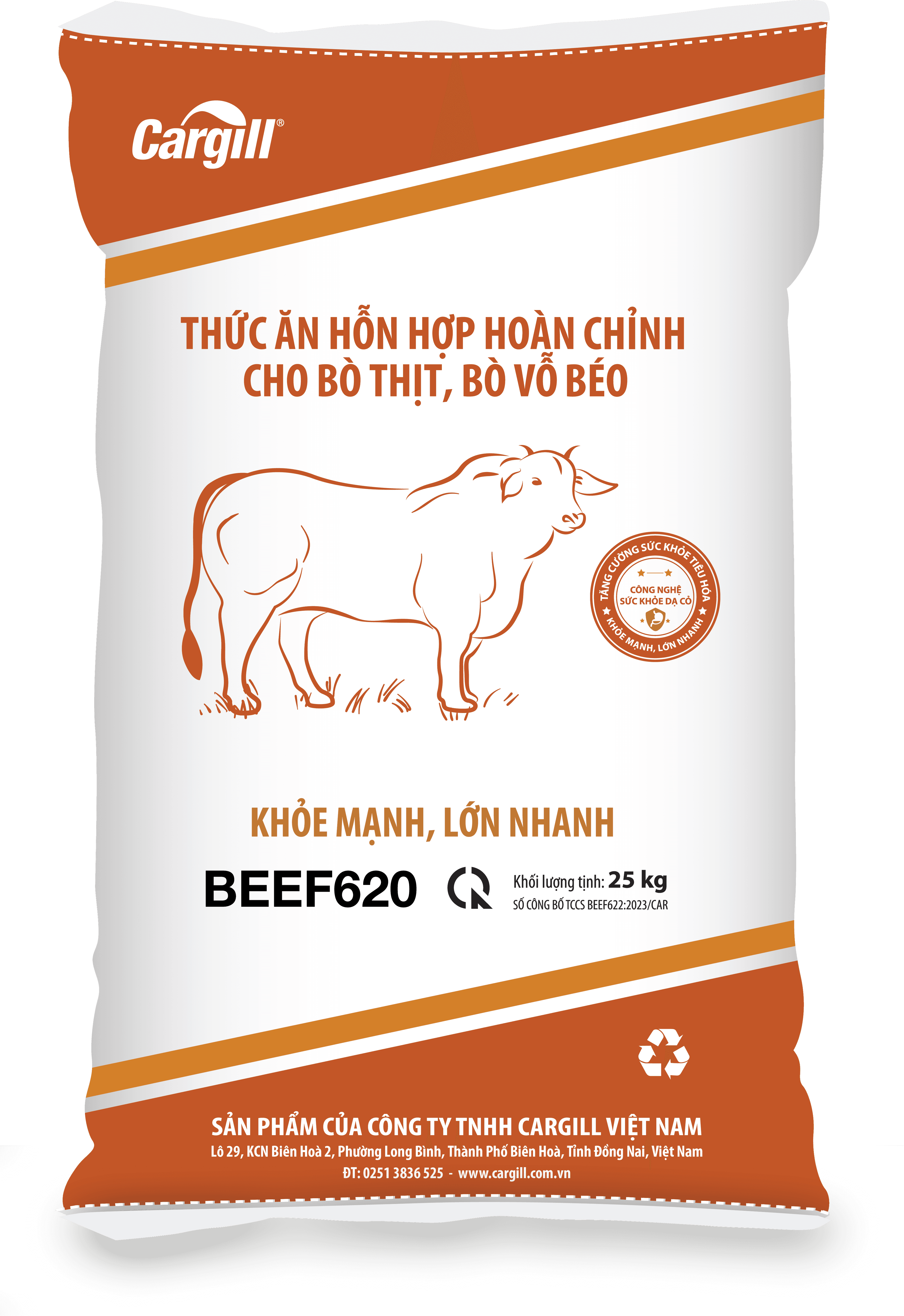 Thức ăn hỗn hợp hoàn chỉnh bò thịt, bò vỗ béo