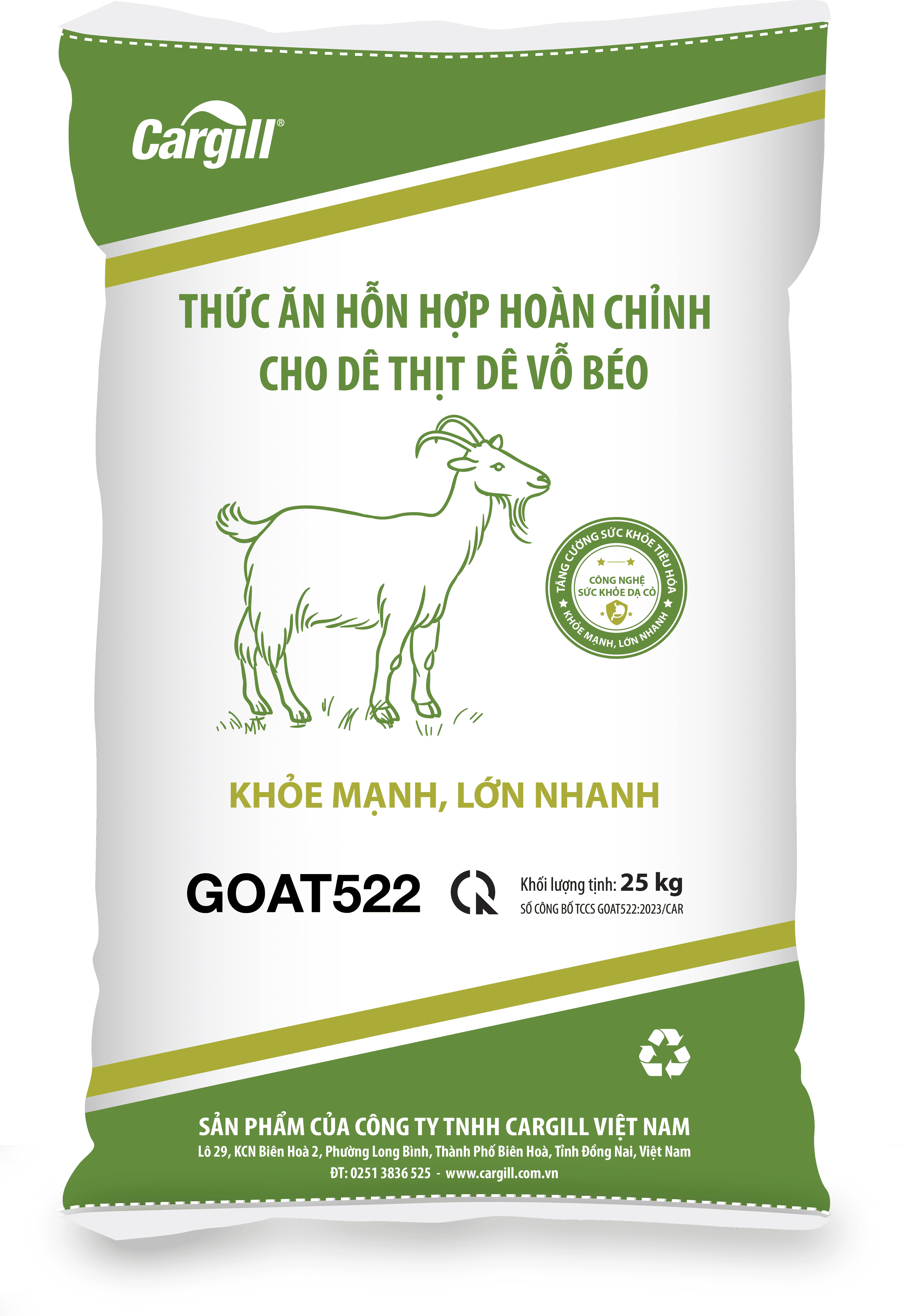 Thức ăn hỗn hợp hoàn chỉnh cho dê vỗ béo