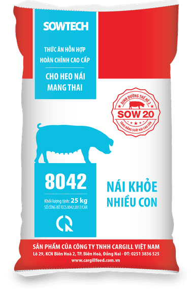 Thức ăn hỗn hợp hoàn chỉnh cao cấp cho heo nái mang thai